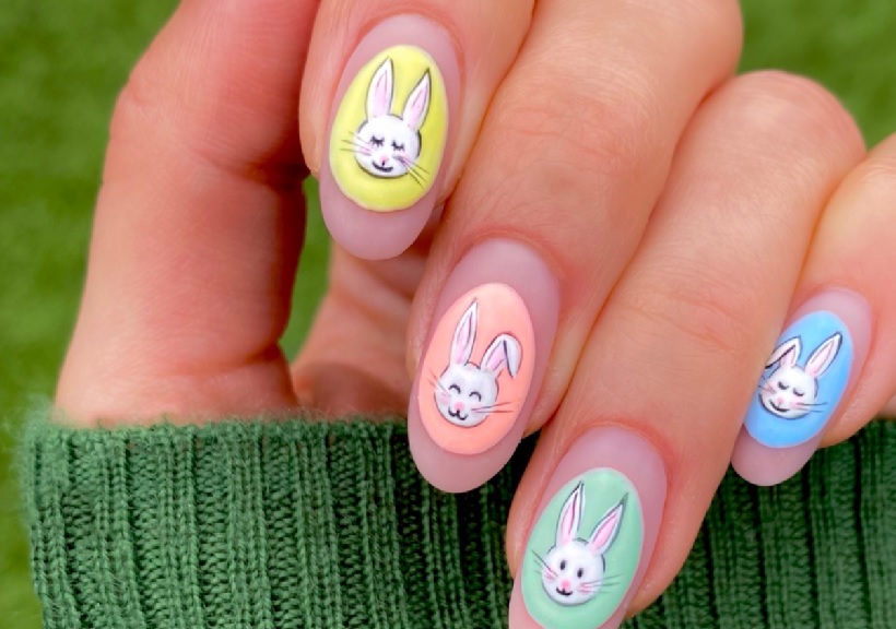 Easter Bunny Nails